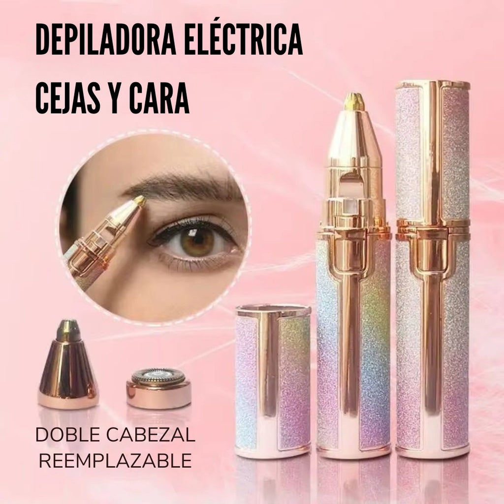 Depilador Facial 2 en 1: Cejas y Rostro